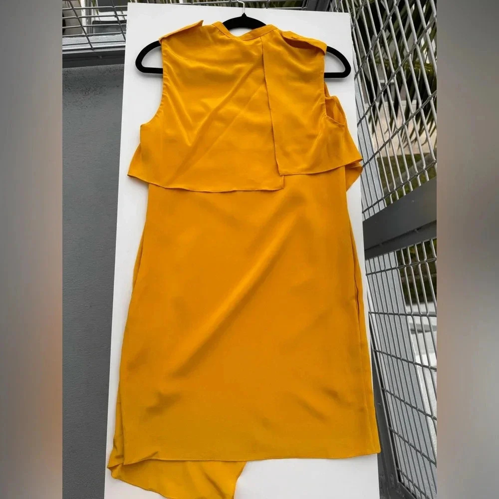 Phillip Lim 3.1 100% Silk Yellow Dress 0 - Picture 8 of 11